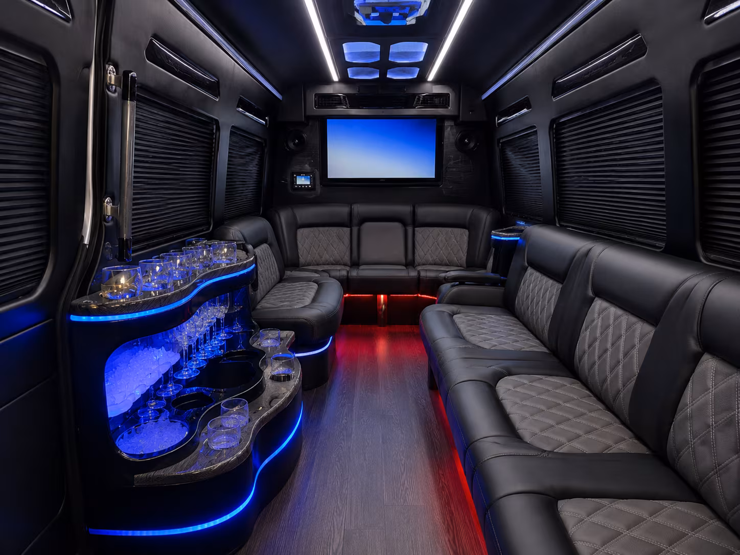 bus rental options for euless trips