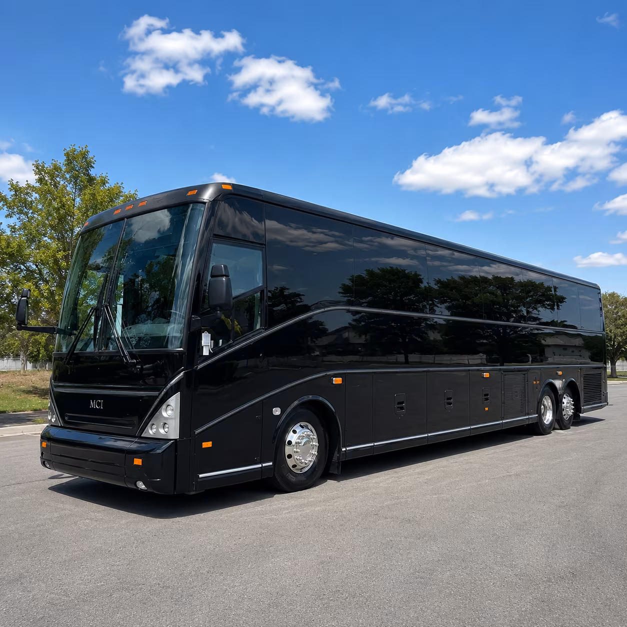 bus rentals for military ceremonies graduations change of command events