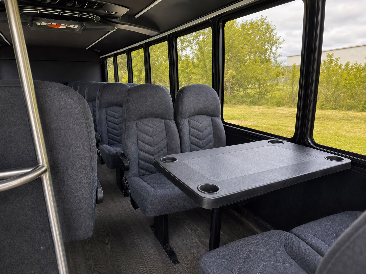 euless 15 passenger minibus inside