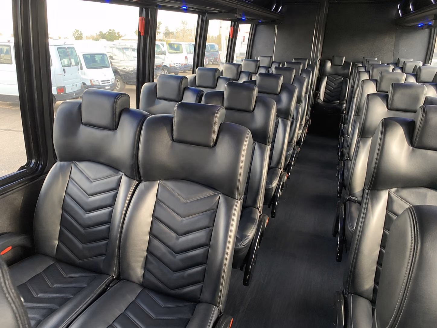 euless 15 passenger minibus interior