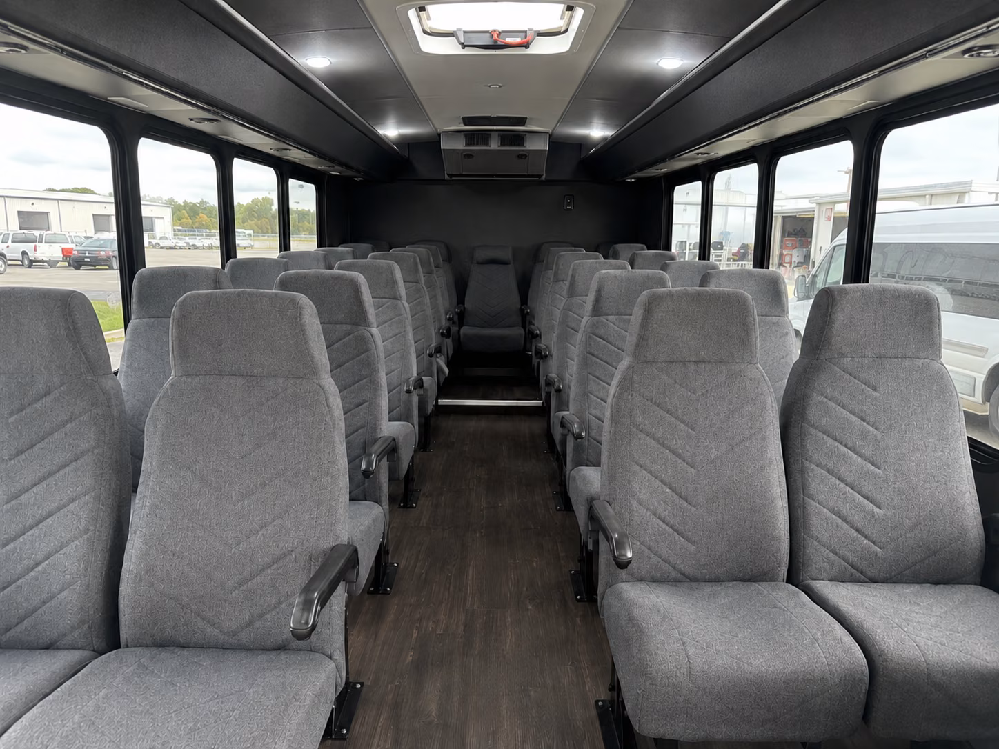 euless 20 passenger minibus interior