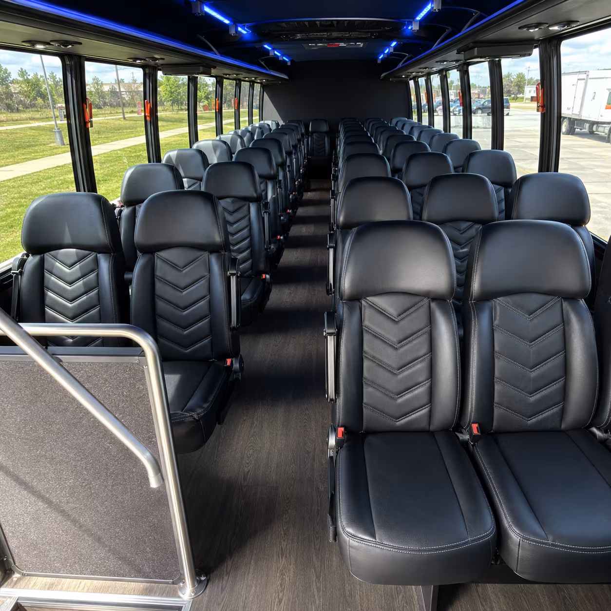 euless 30 passenger minibus interior