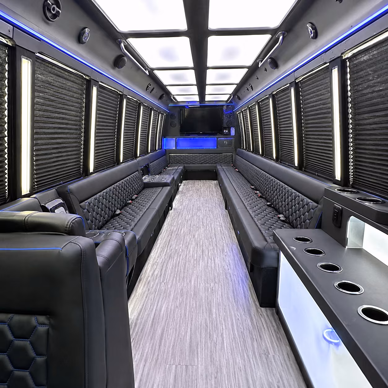 euless party bus inside