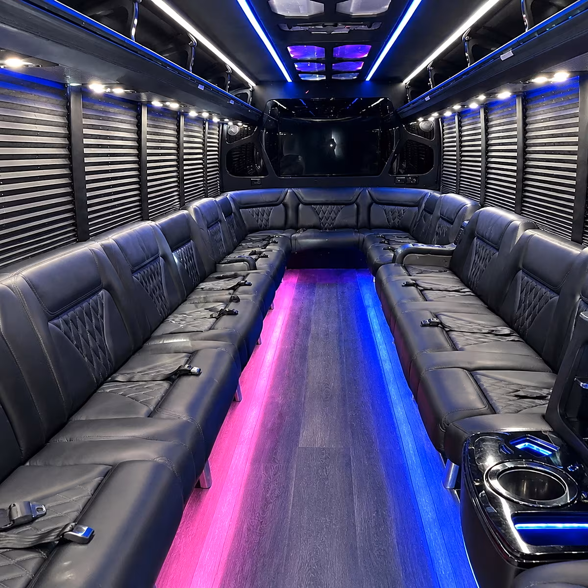 euless party bus interior