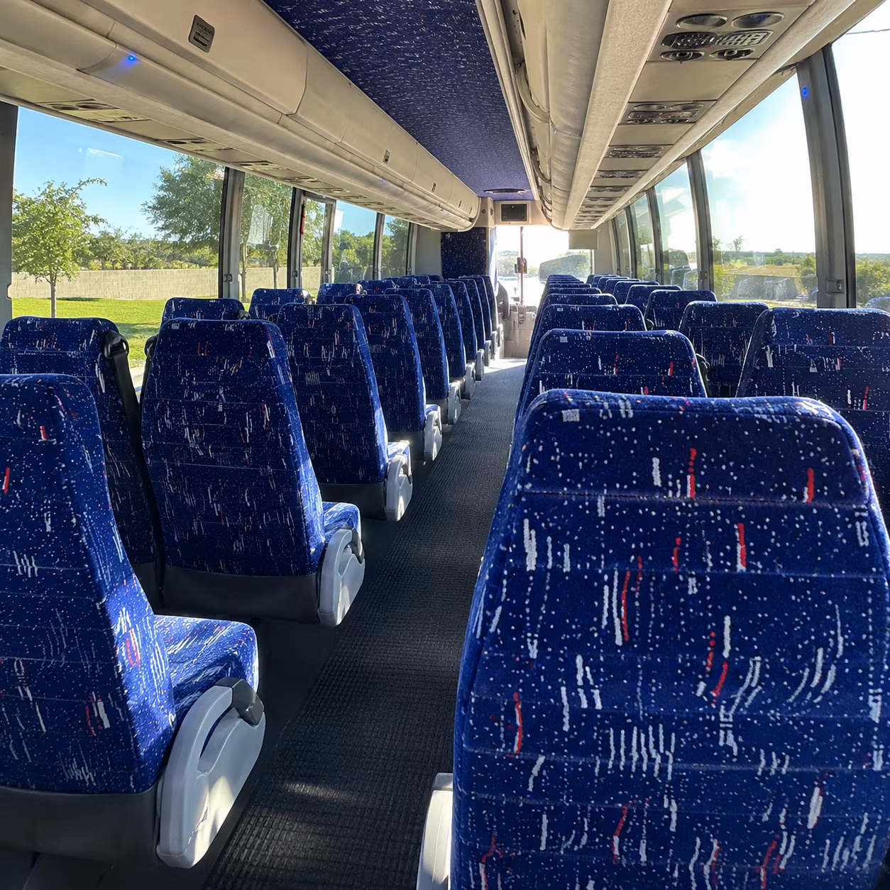 euless religious group transportation onboard seating