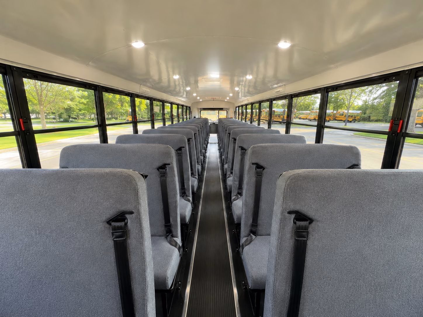 euless school bus interior
