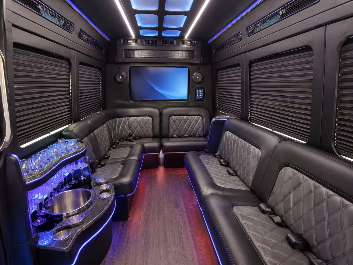 euless sprinter limousine interior